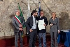 Il Sovrintendente Capo della Polizia Michele Di Giulio, responsabile DIGOS a Cerignola, insignito del titolo di Cavaliere