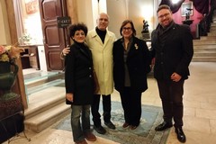 Il Sindaco di Cerignola e Mariarosaria Divito in visita al Museo dei Vescovi di Canosa di Puglia