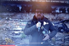 Pinuccio di “Striscia la Notizia” a Stornara: la discarica ex campo Rom è una bomba ecologica