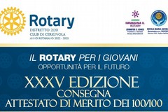 Il Rotary Club di Cerignola premia gli studenti che hanno conseguito la valutazione massima