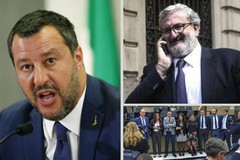 Salvini e Emiliano, parole pesanti, M5S contro Emiliano