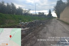 Prosegue la bonifica a Cerignola. Oggi interventi su Strada vicinale Corso Vecchio