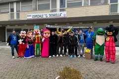 Brigata Gialloblù e I Fedelissimi di Cerignola in visita al reparto pediatria dell’ospedale Tatarella