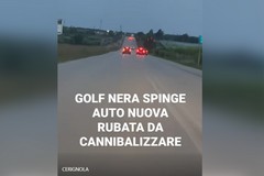 Furto d’auto su ex SP98: ripreso nei pressi di Cerignola quello con "spintarella"