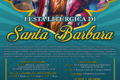 Festa Liturgica di S. Barbara Vergine e Martire
