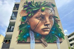Un murales internazionale illumina la periferia: l’arte green inaugura il Festival dell’Ambiente