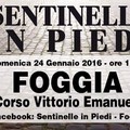 FOGGIA: Protesta contro le unioni civili: le  "Sentinelle in piedi " scendono in piazza