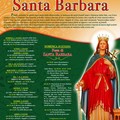 Festeggiamenti  in onore della Gloriosa Vergine e Martire SANTA BARBARA