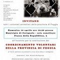 Domenica 10 Aprile gli animalisti della Provincia di Foggia a Cerignola