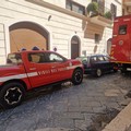 Intervento dei vigili del fuoco a Cerignola