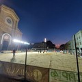 Beach volley sotto la Cattedrale a Cerignola: l'apertura del Trofeo Mundial