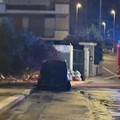 Auto in fiamme in zona Torricelli a Cerignola