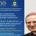 Il card. Angelo Amato SdB  Legato Pontificio per il bicentenario della Diocesi di Cerignola: appuntamento in Cattedrale il 14 giugno 2019