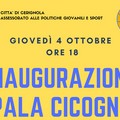 Giovedì 4 Ottobre, alle ore 18:00, inaugurazione del Pala Cicogna e presentazione delle squadre.