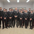 Il Comandante provinciale Capone riceve i nuovi 19 militari dell’Arma