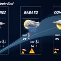 Meteo Week-End: torna la pioggia Sabato
