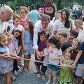 Cerignola ritrova la sua Villa: taglio del nastro per l'area giochi e applausi per Iva Zanicchi