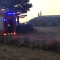 Fiamme sulla “Ripa dell’Ofanto”, in pericolo il Santuario della Madonna di Ripalta