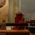 Il Cristo Rosso a Cerignola: due chiacchiere con il Cireneo che porta la croce di Gesù