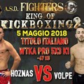Assessore Dercole: Sabato 5 maggio, sul ring del Pala Dileo, Angelo Volpe per il titolo Italiano WTKA Pro 5x3 – 67 Kg. -VIDEO-