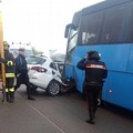 Incidente sulla provinciale 45 per San Giovanni Rotondo, un morto e alcuni feriti. Coinvolto il pullman di linea di Ferrovie del Gargano.