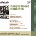 Il 3 Novembre inaugurazione della Biblioteca di  "Casa Di Vittorio "