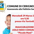 Cerignola: Inaugurazione Asilo Nido comunale  "Piccole Mani "