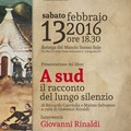Sabato la presentazione del libro “A Sud: il racconto del lungo silenzio” di Riccardo Cucciolla e Matteo Salvatore