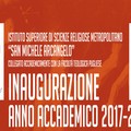 Inaugurazione Anno Accademico 2017-2018  dell’Istituto Superiore di Scienze Religiose Metropolitano  “San Michele Arcangelo”