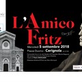 Sindaco Metta: Questa sera “L’Amico Fritz”, il “Premio Pietro Mascagni – Amici della Città di Cerignola” e il  “Premio Prodotto Mascagnano anno 2018”