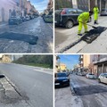 Proseguono i lavori di riqualificazione a Cerignola: manutenzione del manto stradale