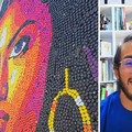Continua la raccolta tappi per il maxi-murales a Cerignola. Il messaggio dell'artista Oscar Olivares