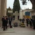 Un monumento del Cimitero Comunale intitolato a Domenico Monterisi, calciatore dell’Audace Cerignola