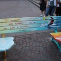 La prima “Panchina dell’inclusione” in Piazza della Repubblica a Cerignola
