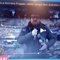 Pinuccio di “Striscia la Notizia” a Stornara: la discarica ex campo Rom è una bomba ecologica