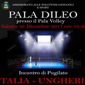 Anticipato a Sabato 16 Dicembre al Pala Dileo l'incontro di Pugilato Italia - Ungheria