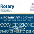 Il Rotary Club di Cerignola premia gli studenti che hanno conseguito la valutazione massima