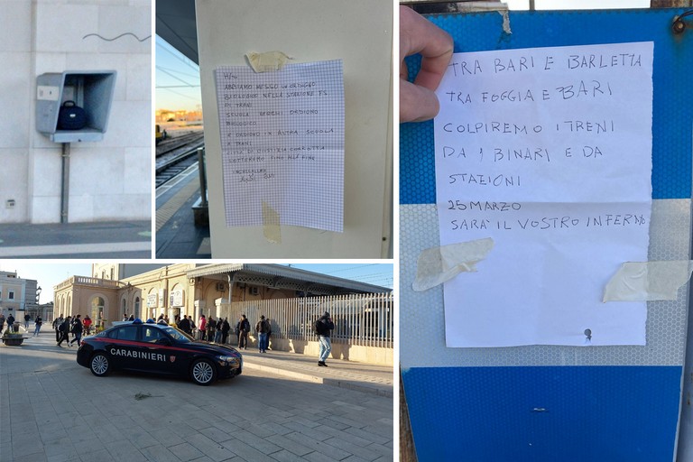 Allarme bomba a Trani: allerta per i treni tra Foggia, Barletta e Bari