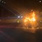 Paura in via Generale Dalla Chiesa: auto in fiamme