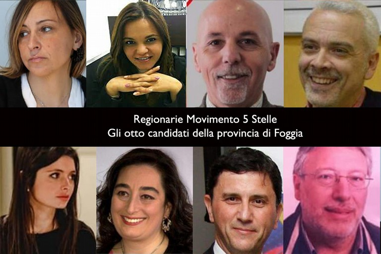 Candidati M5S provincia di Foggia