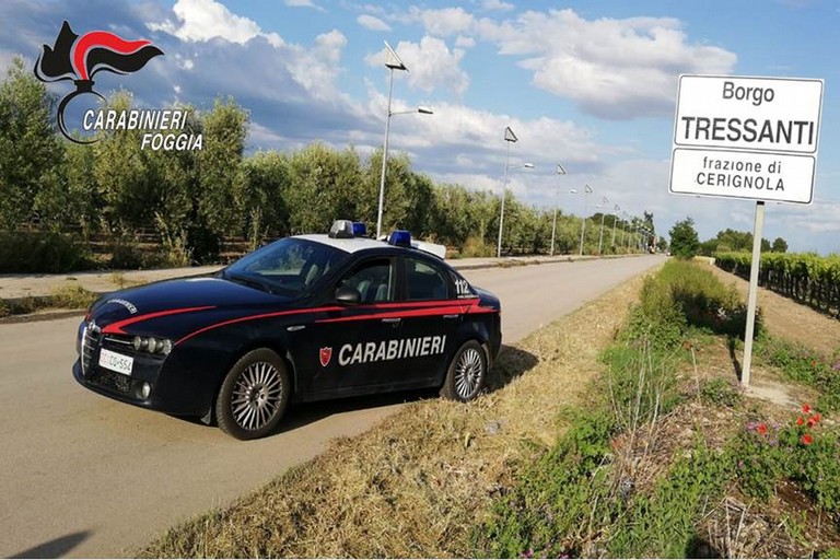 Carabinieri a Borgo Tressanti