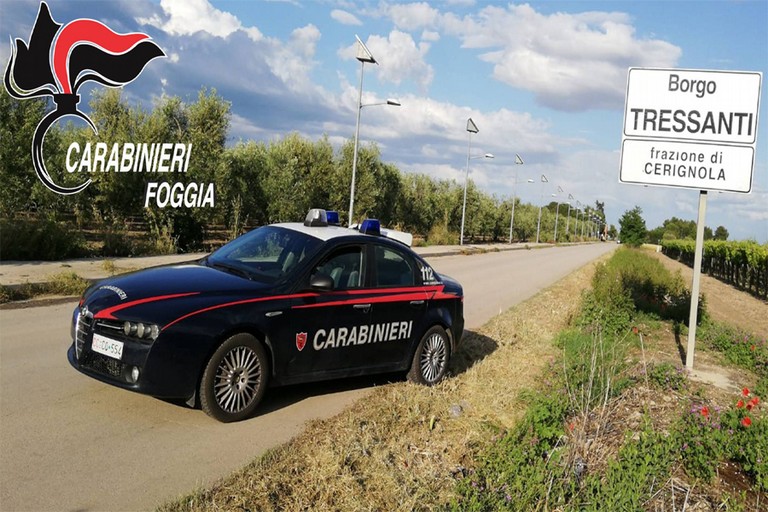 Carabinieri a Borgo Tressanti