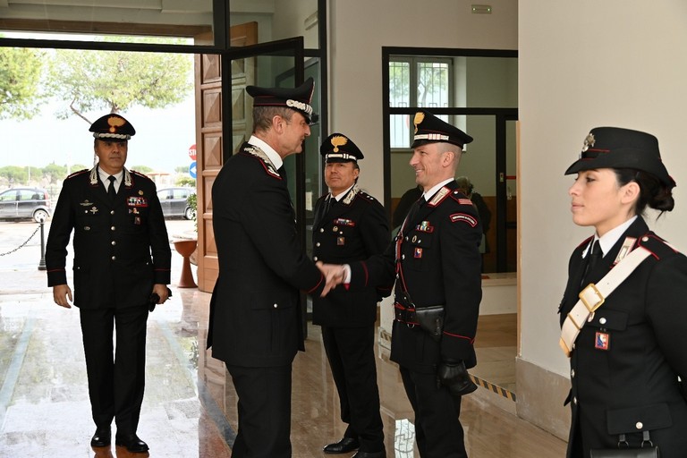 Comandante della Legione Carabinieri Puglia in visita al Comando Carabinieri Foggia