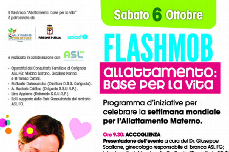 Flash mob allattamento al seno