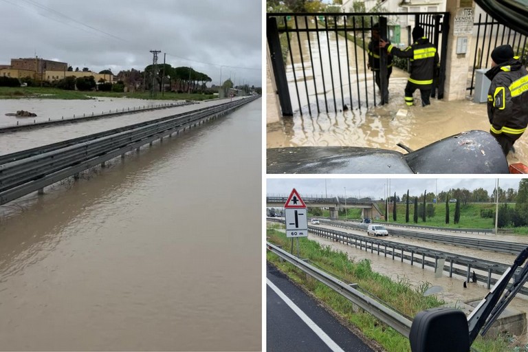 Il fiume Cervaro esonda, Capitanata in ginocchio