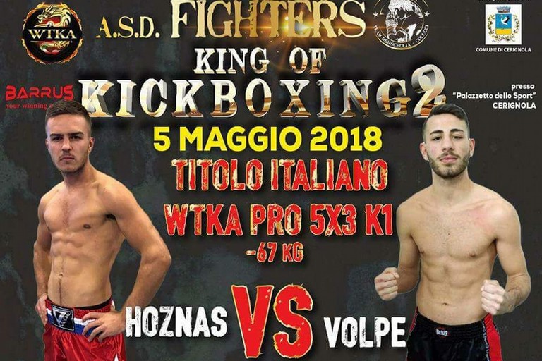 Incontro di Kick Boxing al Pala Dileo di Cerignola