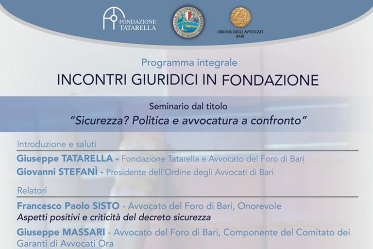 Incontri Giuridici Fondazione Tatarella