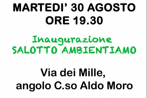 Invito inaugurazione salotto