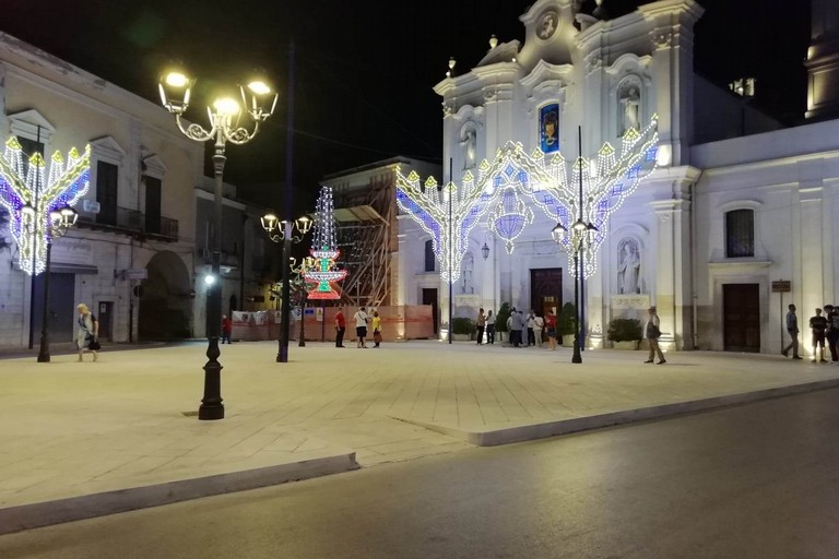 luminarie Piazza Giuseppe Di Vittorio