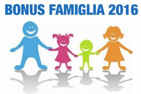 Bonus famiglia 2016